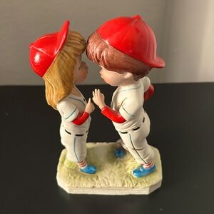 Vintage 1974 Gorham Baseball Players (Fran Mar Moppets Figurine)-Used